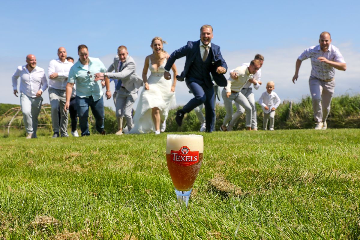 Trouwen op Texel, rennen voor een Texels Skuumkoppe op jullie trouwdag