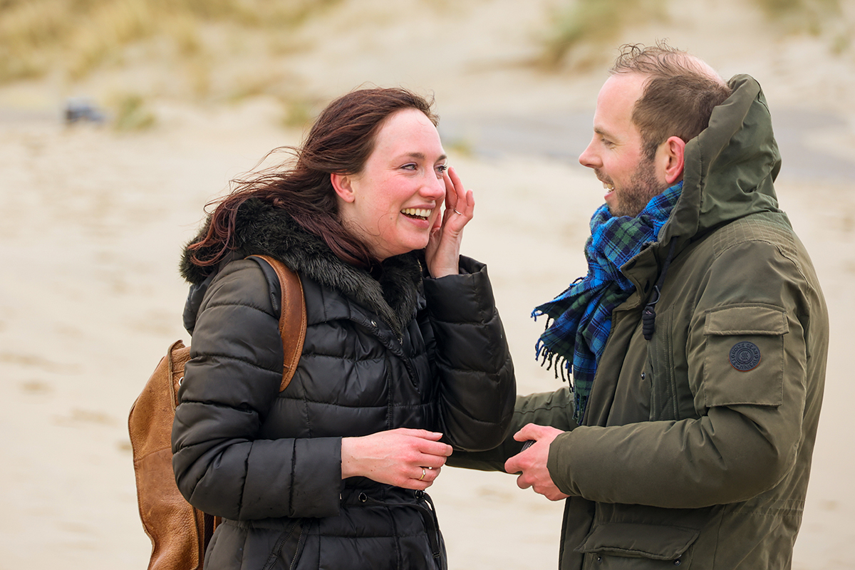 Huwelijksaanzoek op Texel