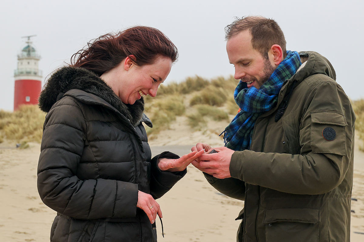 Huwelijksaanzoek op Texel