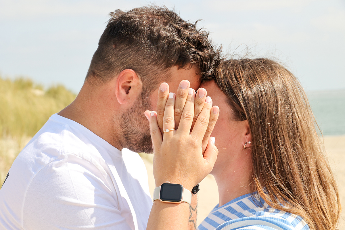 Romantisch Huwelijksaanzoek in de duinen op Texel