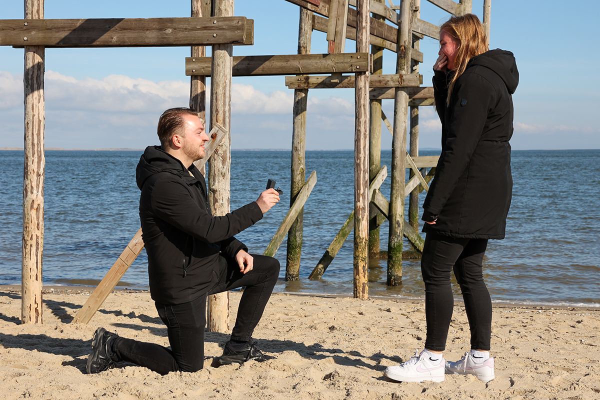 Huwelijksaanzoek op Texel