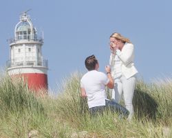 Huwelijkaanzoek op Texel