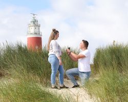 Huwelijkaanzoek Texel vuurtoren