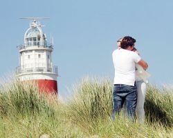 Huwelijkaanzoek vuurtoren Texel