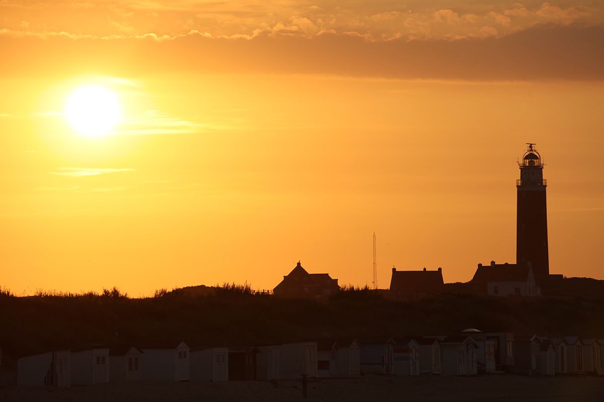 zonsondergangvuurtorentexel