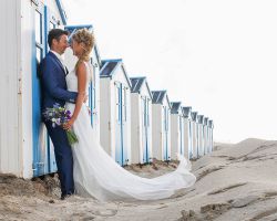 Trouwen op strand Texel