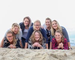 Vriendinnen fotoshoot Texel