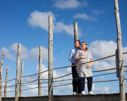 Zwangerschapsfotoshoot steiger Texel