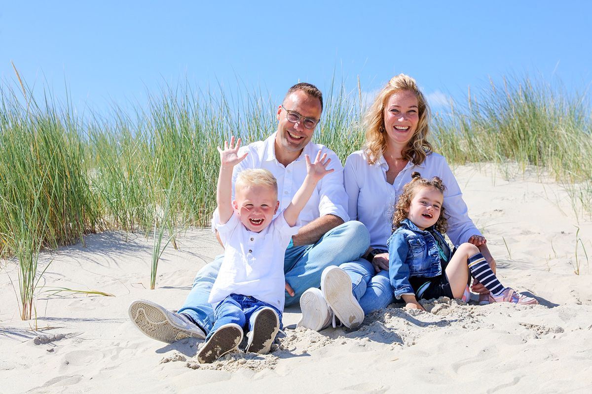 Gezinsfoto Texel