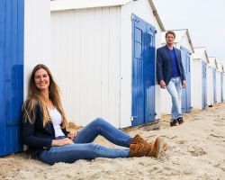 Fotoshoot strandhuisje Texel