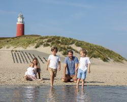 Familiefotoshoot vuurtoren Texel