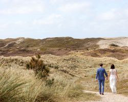 Trouwfoto duinen texel