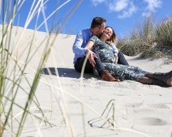 Zwangerschapsfotoshoot duinen Texel