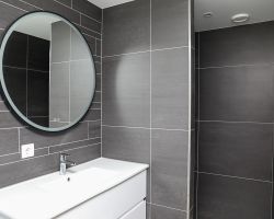Badkamer foto Bungalow Texel