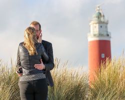 Huwelijkaanzoek vuurtoren Texel