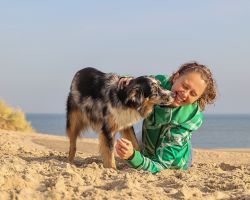 Fotoshoot met hond op Texel