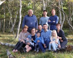 Familiefotoshoot bos Texel