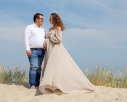Zwangerschapsshoot Texel duinen.
