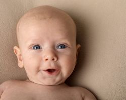 Blije newborn fotoshoot