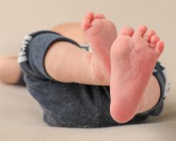 Voeten newborn