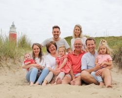 familiefotoshoot vuurtoren Texel