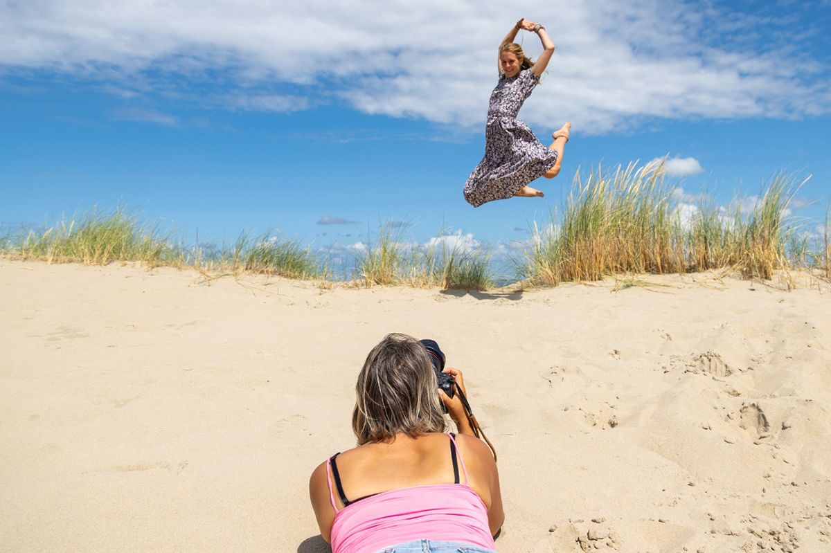Spontane familiefotograaf texel op het strand