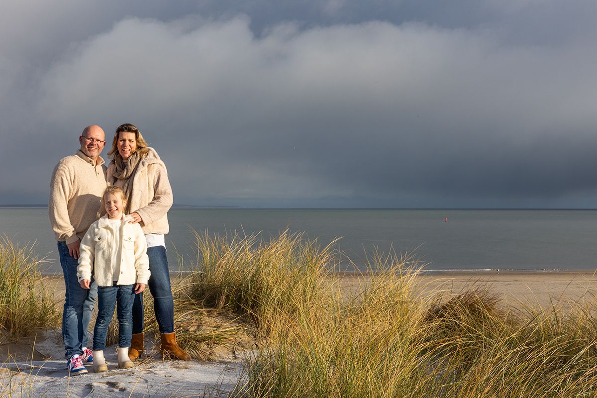 Fotograaf Foto Sanne Texel - dreigende luchten op fotoshoot