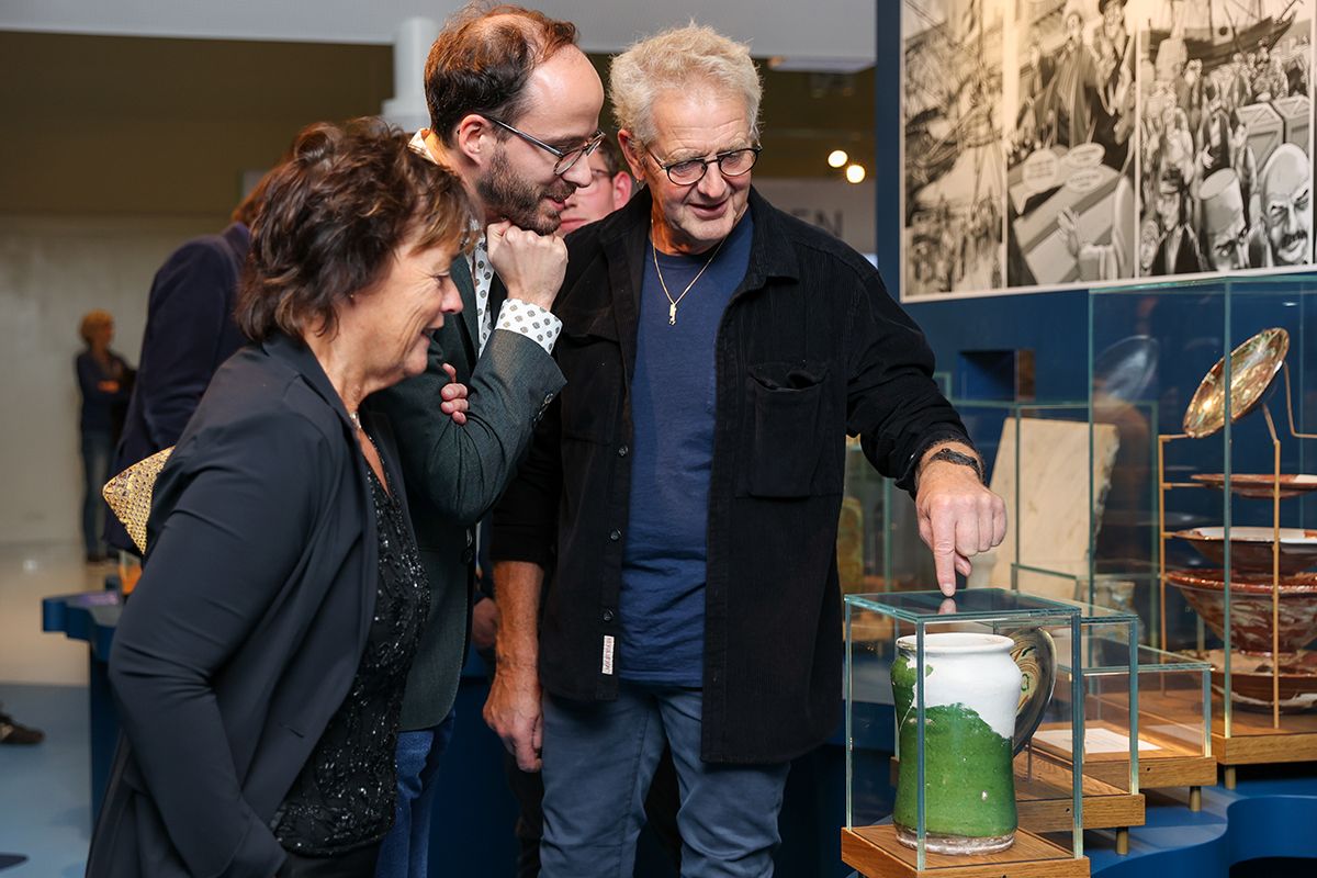 Museum Kaap Skil Texel met duiker Gerrit-Jan Betsema