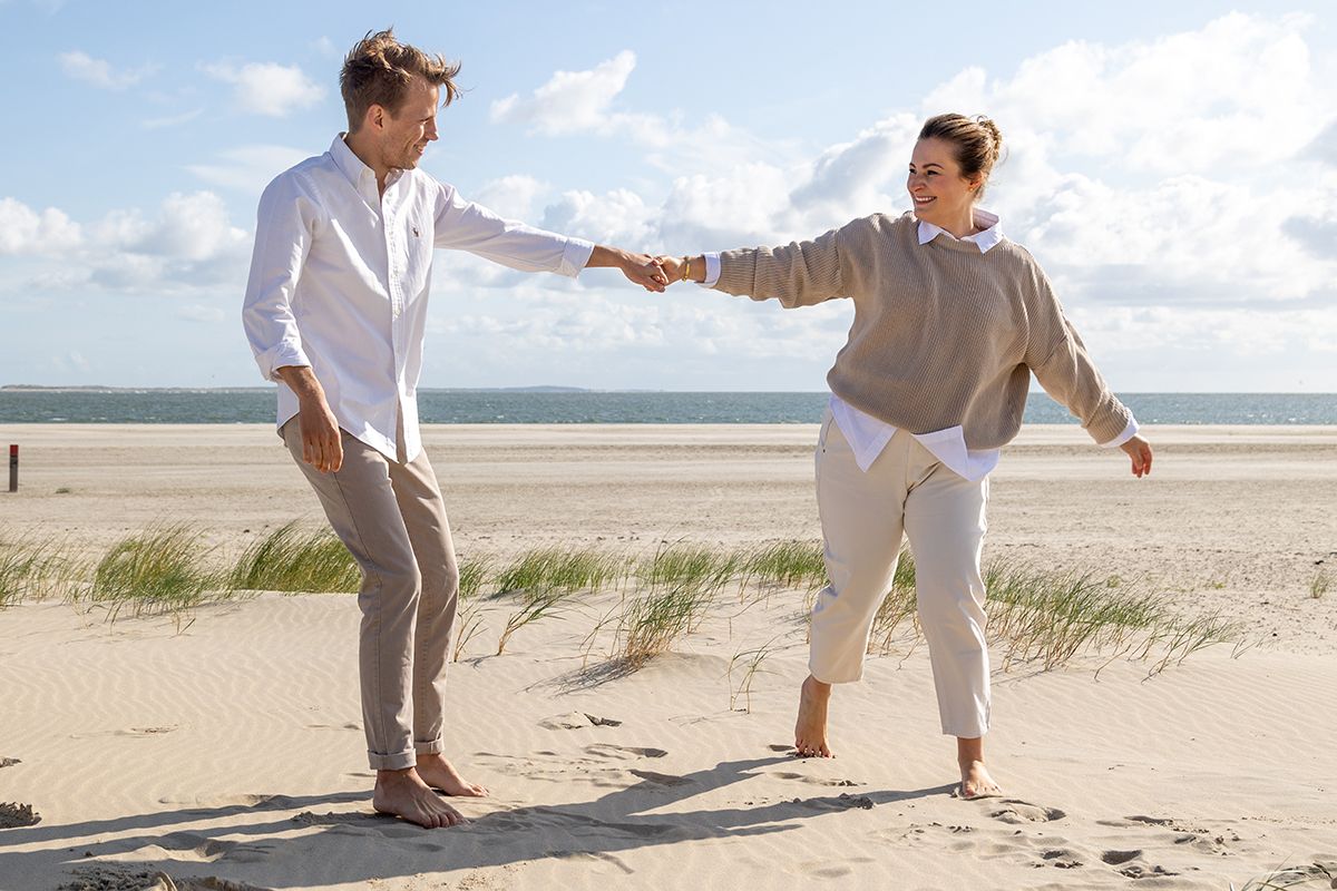 Loveshoot op strand van Texel