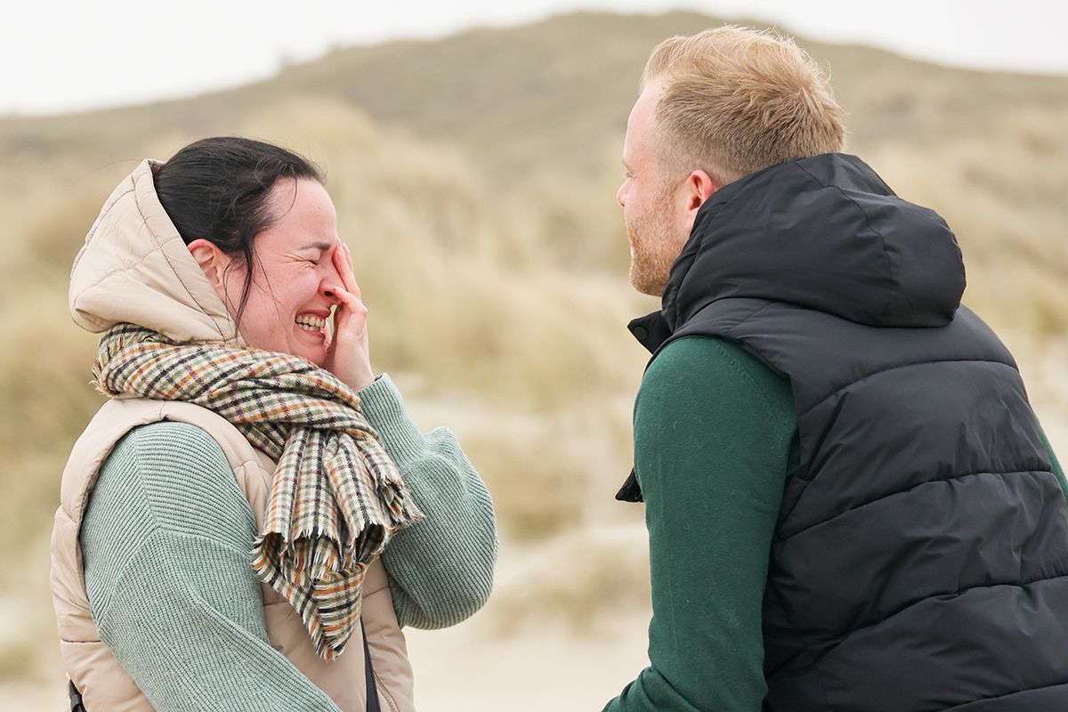 Huwelijksaanzoek op Texel