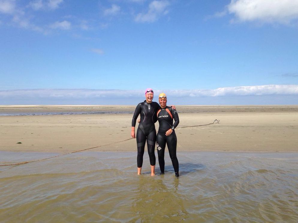 Foto Sanne - Zwemmen in zee Texel
