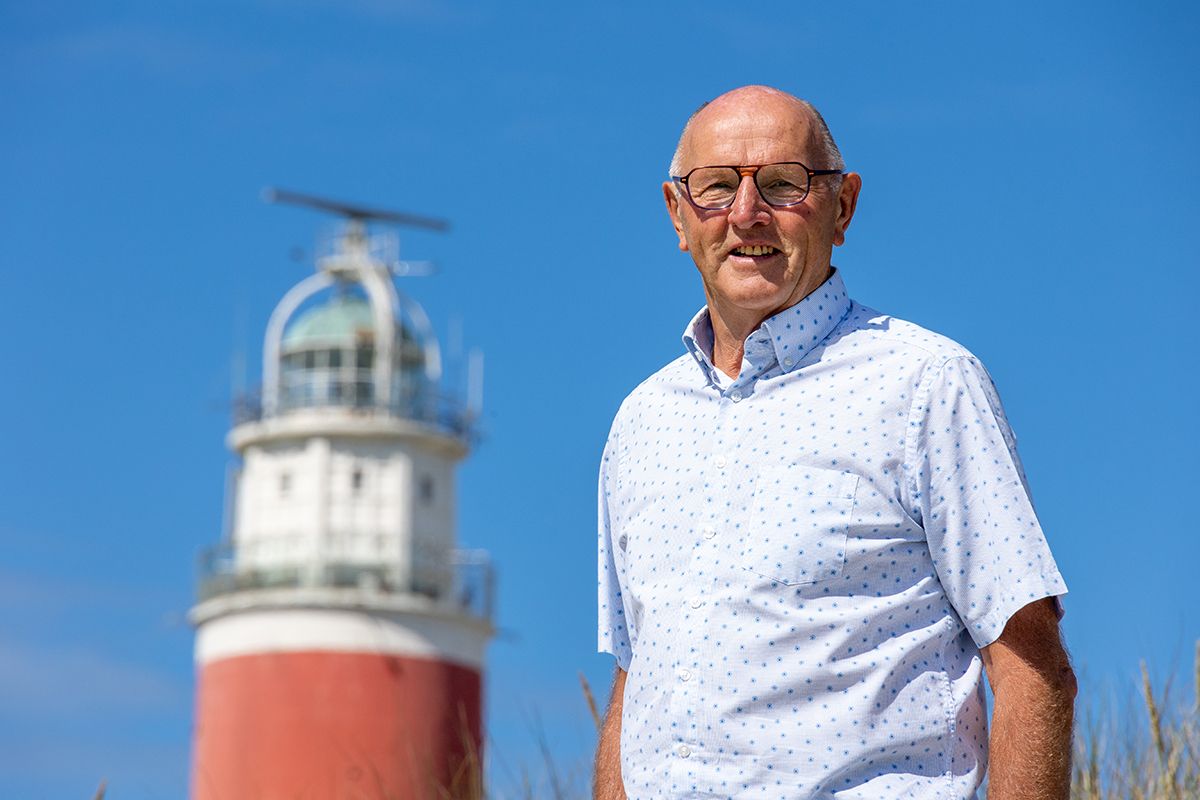 Portretfoto op Texel bij de vuurtoren