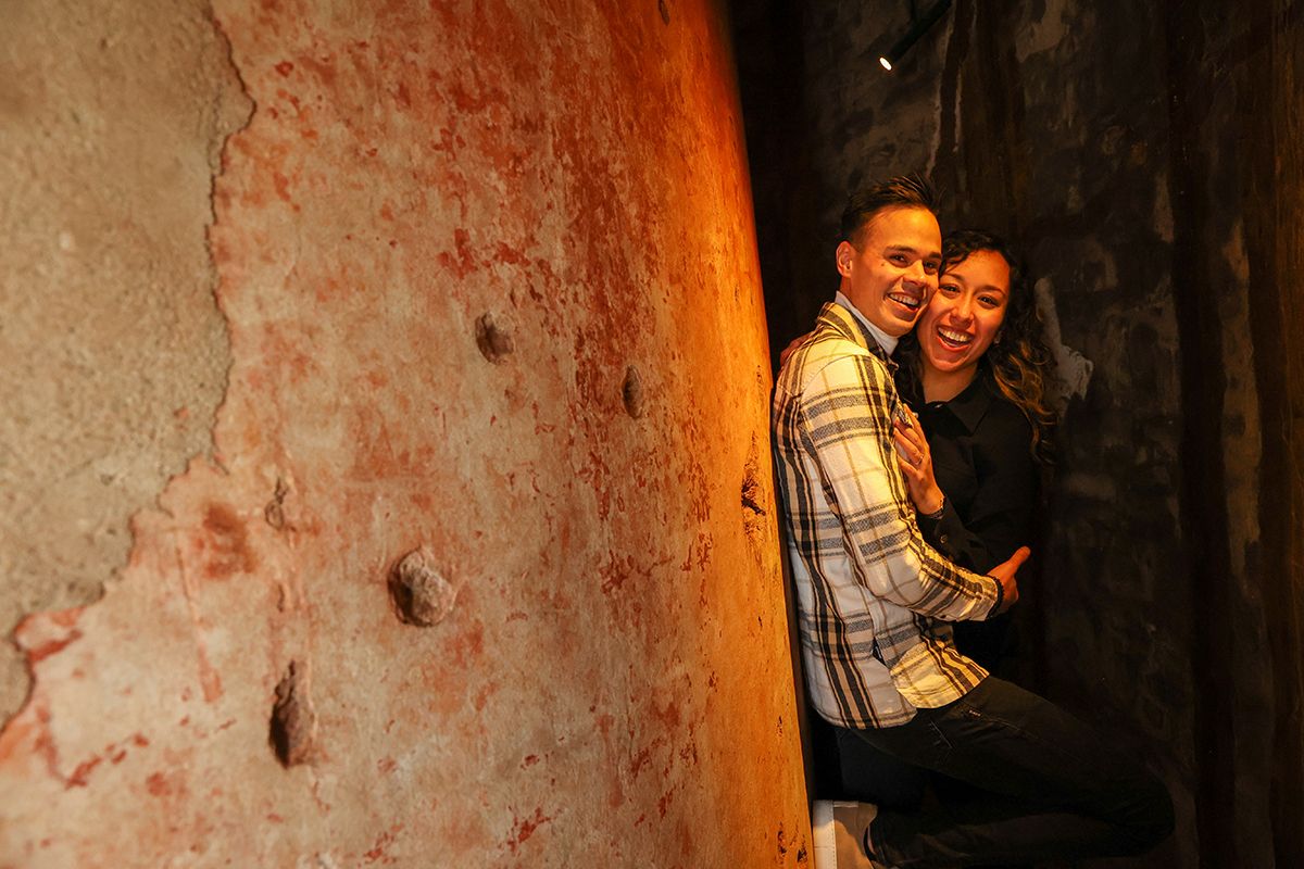 Loveshoot in de vuurtoren op Texel