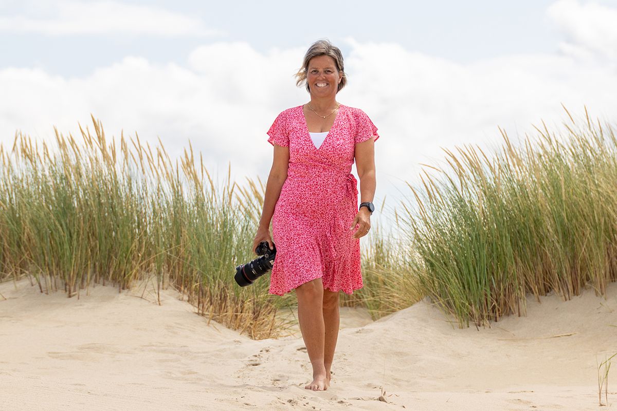 Fotograaf op Texel