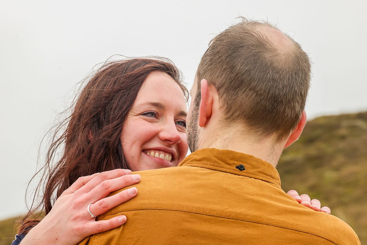 De blik na huwelijksaanzoek op Texel - fotograaf Texel