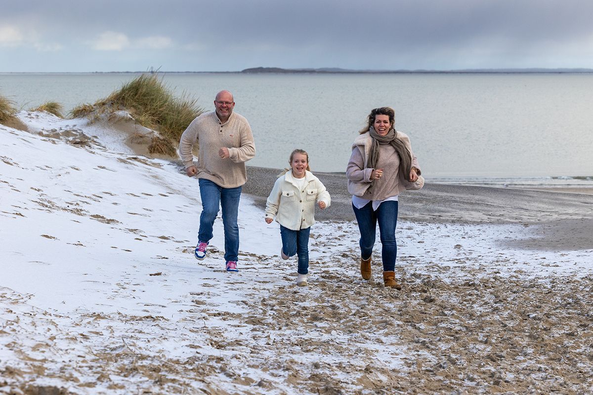 Fotograaf Foto Sanne Texel - sneeuw op je fotoshoot